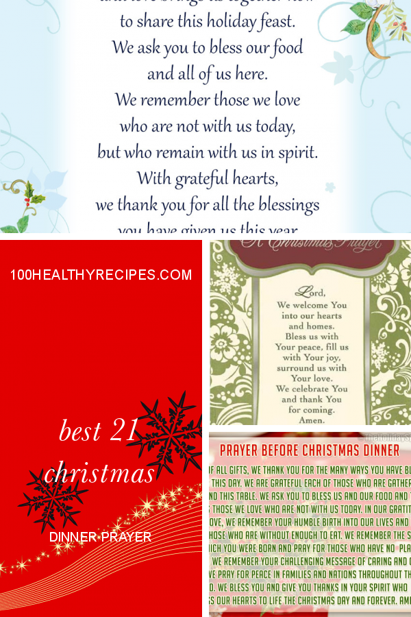 Best 21 Christmas Dinner Prayer – Best Diet and Healthy Recipes Ever